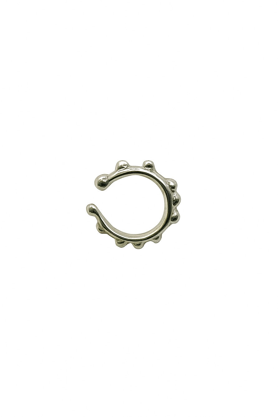Journey silver ear cuffs