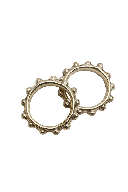 Journey silver knuckle ring